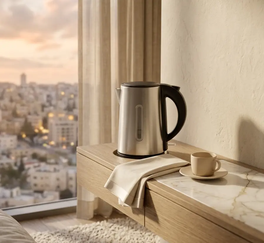 Electric Kettle, 1.0 Ltr, 220V, 1000-1200W,