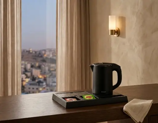 [G-H1268] طقم صينية غلاية كهربائية